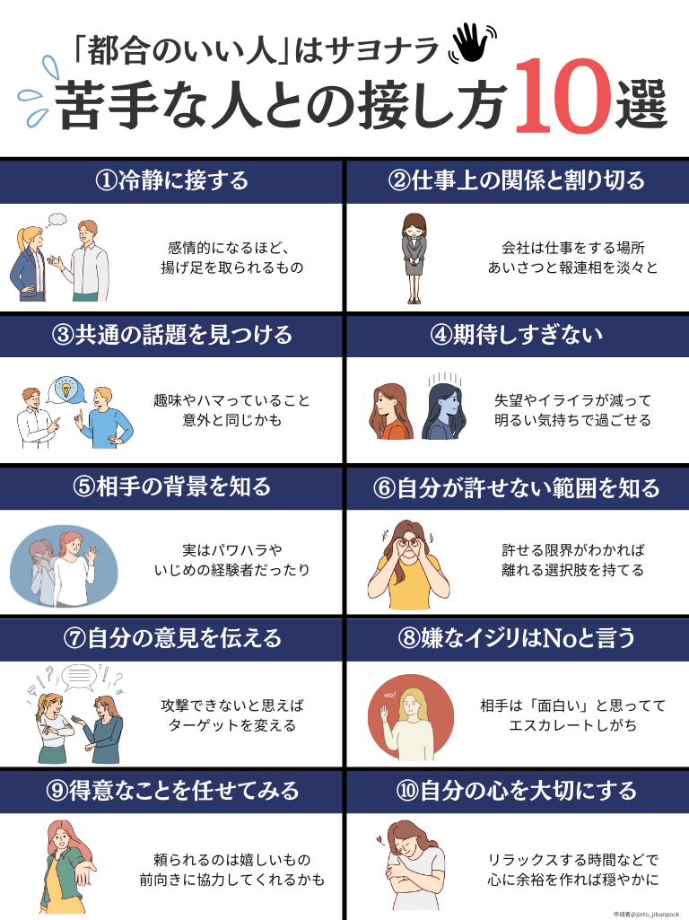 職場でめんどくさい人への対処法